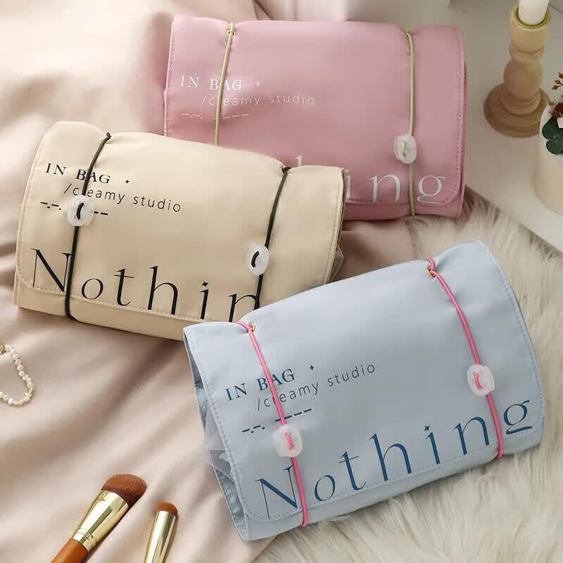4-in-1 Foldable Travel Makeup & Toiletry Bag