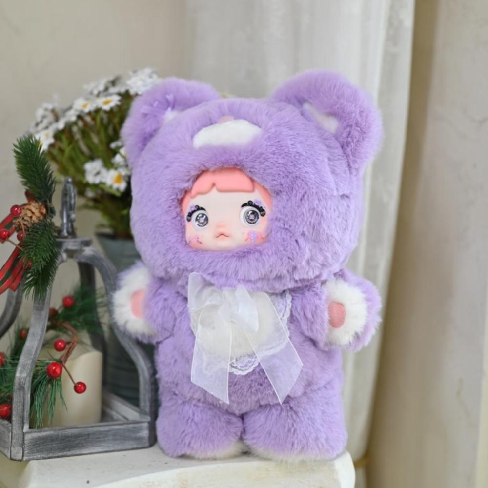 1PCS Nommi 400% Goodnight Bear Plush Blind Box Creative Colorful Fresh Doll Cute Bear Trendy Play Desktop Ornament Gift