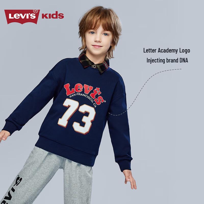 Levi's Kids' Fleece Lined Long Sleeve Sweatshirt