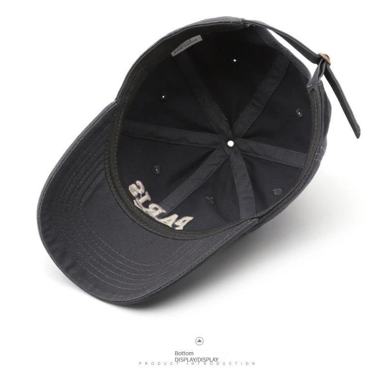 Hat, Cap, Small Letter Embroidery, Korean Version Baseball Cap, Soft Top, Sunscreen