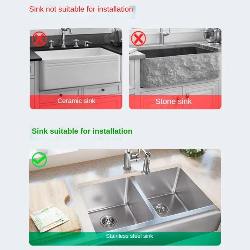 Waterproof Magnetic Sponge Holder Stainless Steel Dish Drainer Kitchen Sink Organizer  Drain Rack