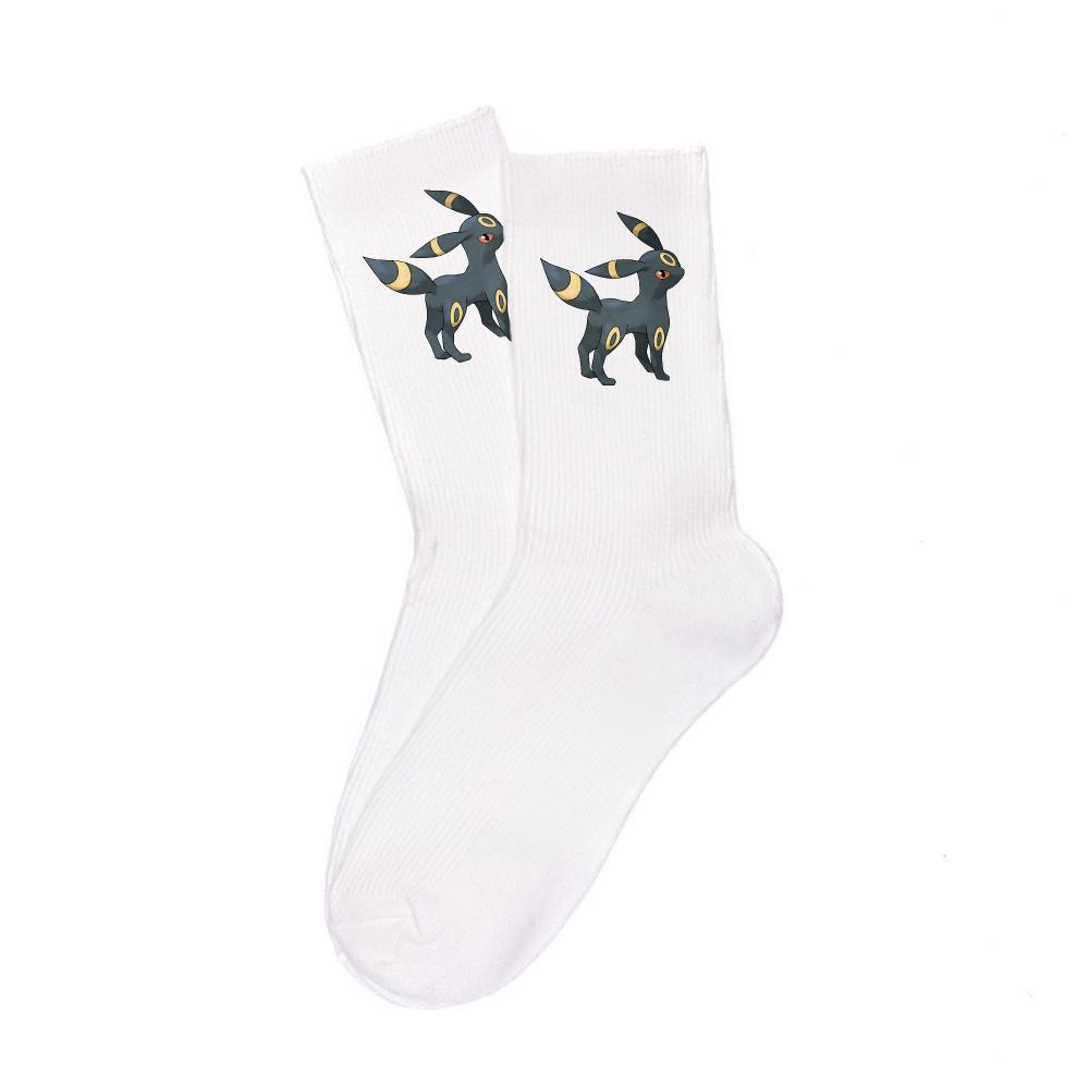 Cartoon White Cotton Socks Unisex Breathable Sports Socks Anime Collectibles Cute Trendy Fashion Unique Birthday Gifts