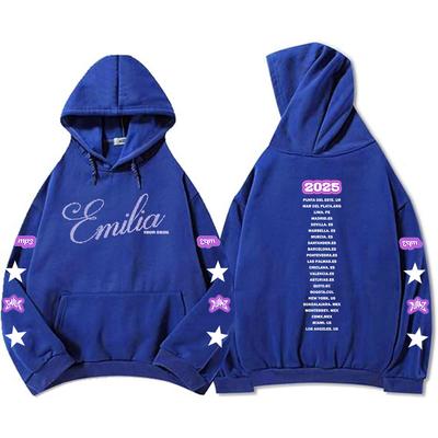 Men Women Clothes Emilia Mernes Singer Graphic Hoodies Fashion Long Sleeve Hooded Pullovers Autumn Sweatshirt Casual