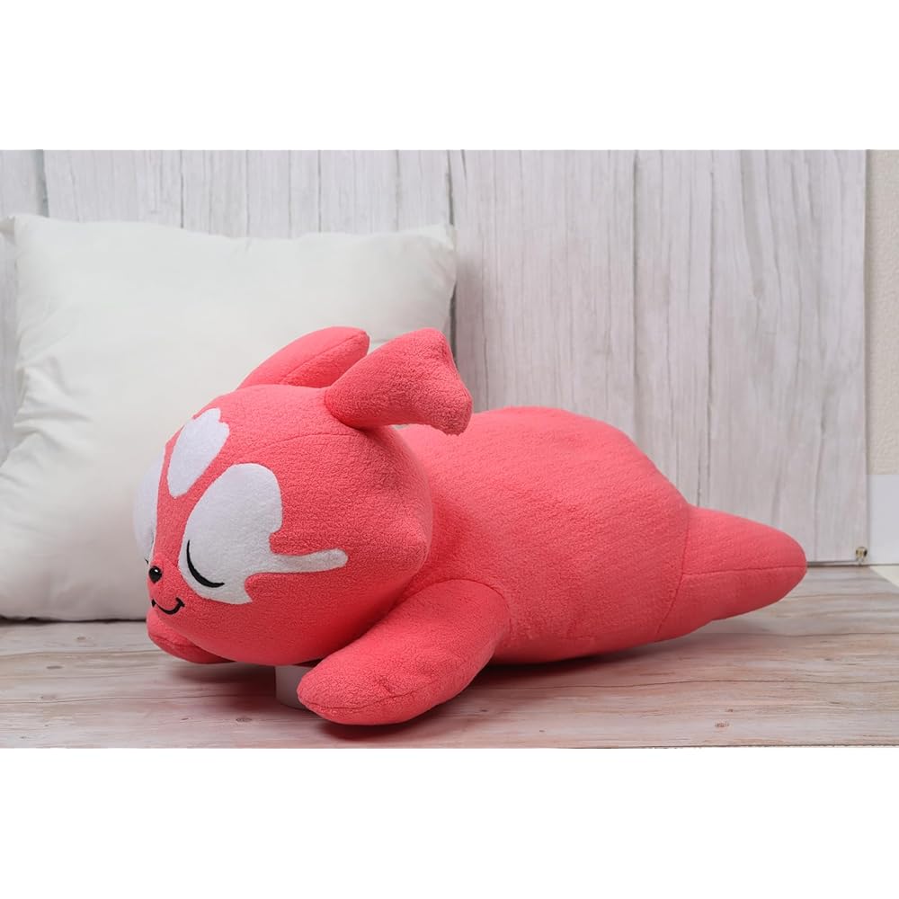 Yoshitoku Ohirune Javitt Plush Toy Pink Giants Official Licensed Product with Gift Bag and Ribbon