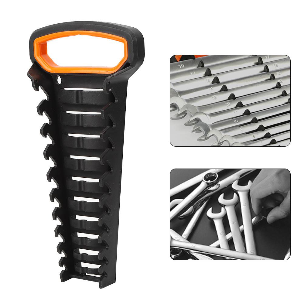 Wrench Sorter Holder Bracket Spanner Organizer Storage Tray Socket Wall Mounted Tool SelfLocking