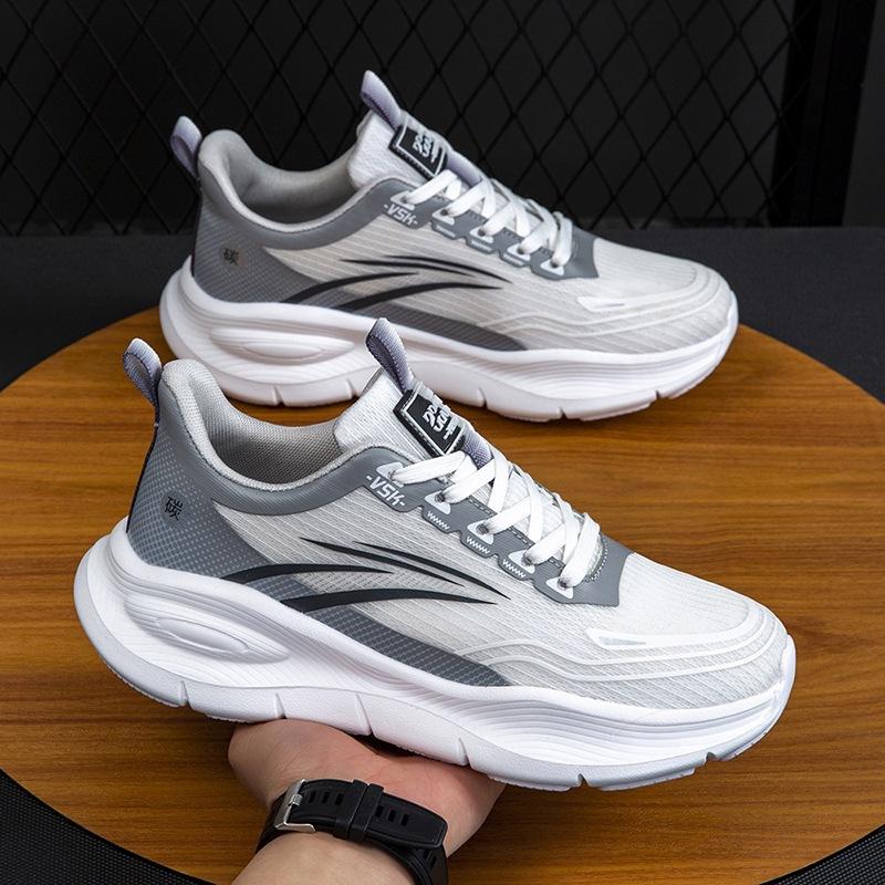 New Sports Shoes Couple New Korean Version Mesh Platform Shoes Breathable Comfortable Fashion Trend Casual Running Shoes