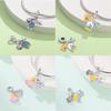 Funny Copper Metal Sail Beach Plane Mojito Sunbathing Holiday Diary Charm Bead Components Bead Components Compatible With Pan Authentic Original
