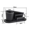 Fashion Leather Pen Container Holder Business Card Box Creative Business Stationery Desk Decor