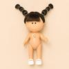14CM Handmade Naked Potato Doll Figure, DIY Mini Spanish Design.