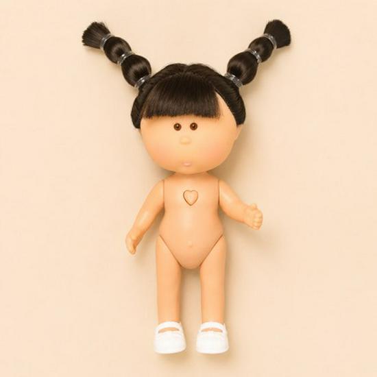 14CM Handmade Naked Potato Doll Figure, DIY Mini Spanish Design.