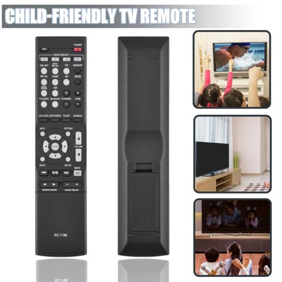 Náhrada dálkového ovladače RC-1196 pro AV přijímač Denon Snadné nastavení Ergonomický Čipová sada Smart Dálkové ovládání AV přijímače pro domácí kino