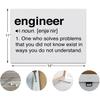 Nogrit Engineer Office Wall Decor Canvas Wall Art Engineering Themed Decor for Home Office,Best Engineer Gifts,Engineer Leaving Retirement Birthday