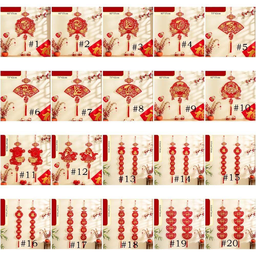 Traditional Vietnam Lucky Ornament Chinese Style Fu Character Pendants  Wedding Birthday