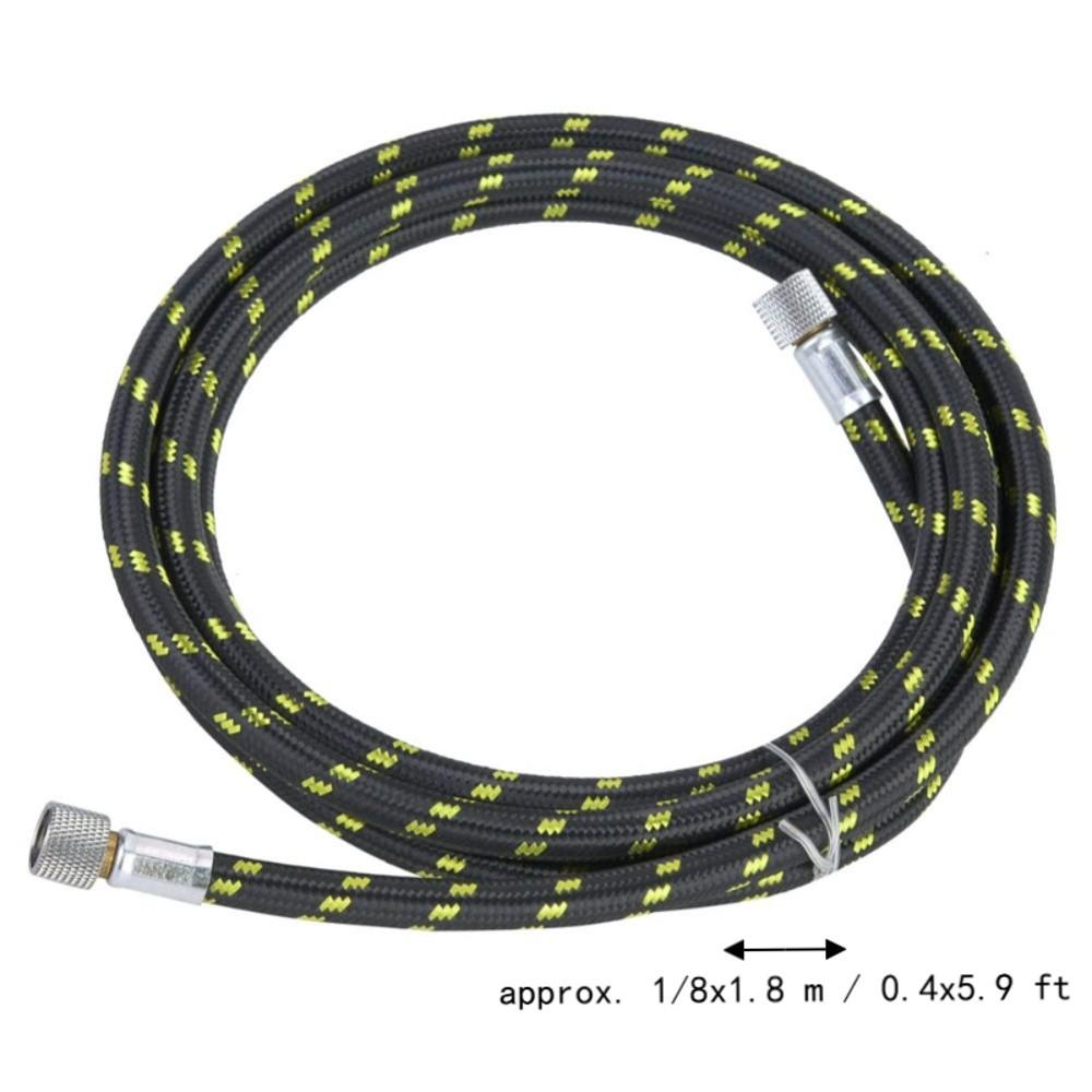2pcs 1/8 Inch Fitting Braided Airbrush Hose Airbrush Compressor Hose For Airbrush Painting