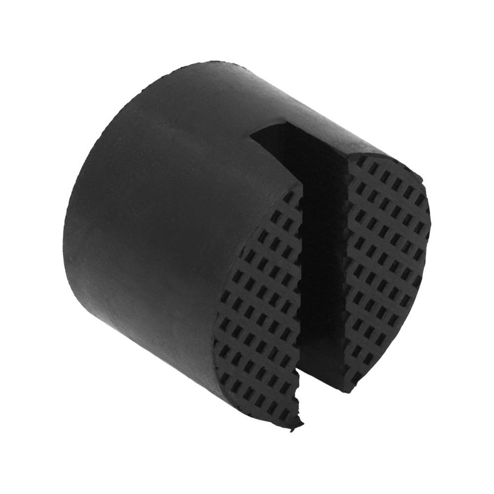 2pcs Slotted Design Jack Pad Adapter Rubber Material Vehicle Lift Adapter For Car SUV