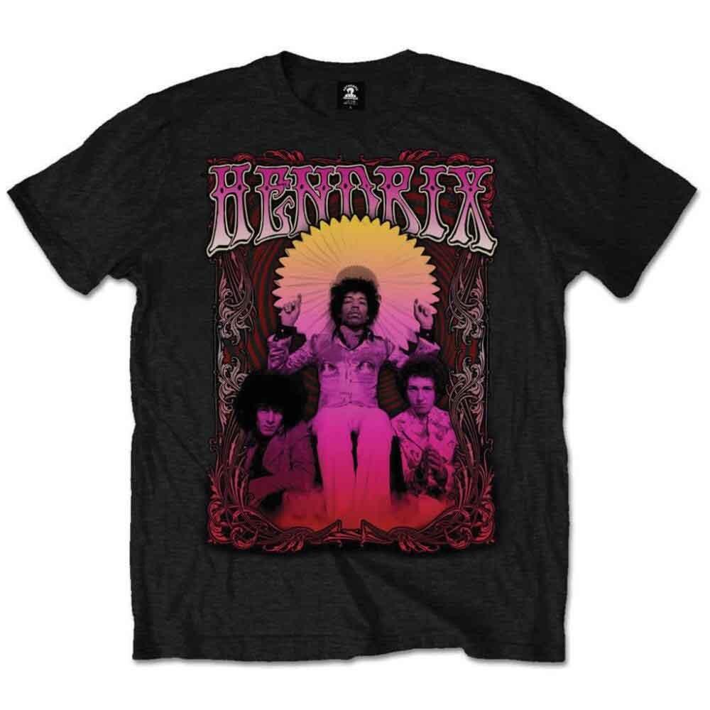 Jimi Hendrix Ferris Wheel T-Shirt Black New XXXL