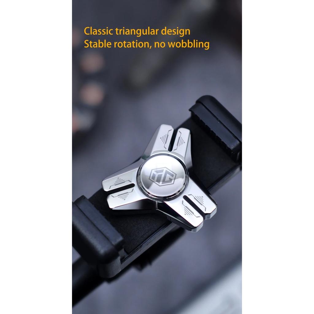 Stainless Steel Metal Hand Spinner Anti-anxiety EDC Fidget Toy for Adult Children Creative Metal Triangle Stress Relief Toy