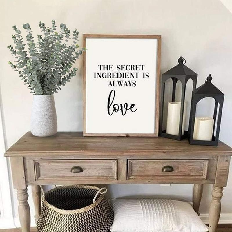 1Pcs Eucalyptus Stems Artificial Eucalyptus Leaves Green Plant Real Touch Flowers Eucalyptus for Home Wedding Bouquet Vase Decor