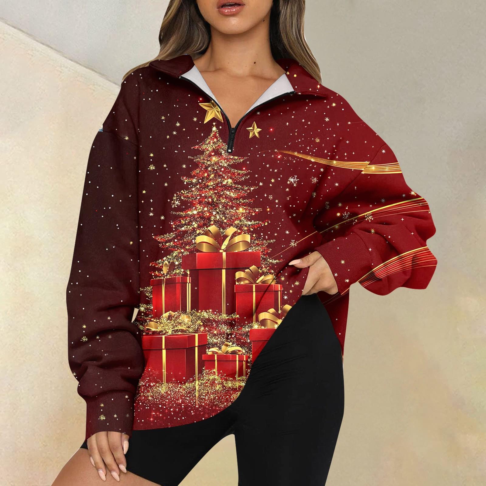 

Женская повседневная мода с длинным рукавом и принтом, свободный свитшот на молнии XXL