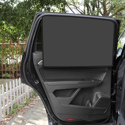 Car Magnetic Sun Shade Cover Side Window Sunshade UV Protection Black Curtain Mesh Full Blackout Blackout Film Car Accessories