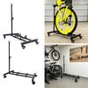Vertical Bike Stand with Wheels Professional Space Saving Indoor Holder Iron