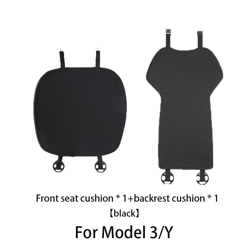 Car Seat Cover Cushion For Tesla Model 3/Model Y 2019-2025 Juniper Ice Silk Seat Cover Breathable Seat Car Interior Accessories