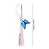 Automatic Cat Teaser Switchable Butterfly Pattern Cat Teasing Stick 360° Swivel Self-hilarity Relieves Interactive Pet Cat Toy