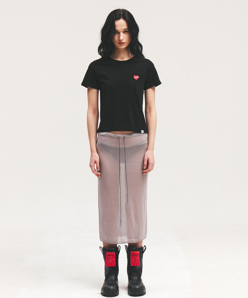 Kimseupeulesikoteunmakes (Unisex) Kims Heart Symbol Tee Black
