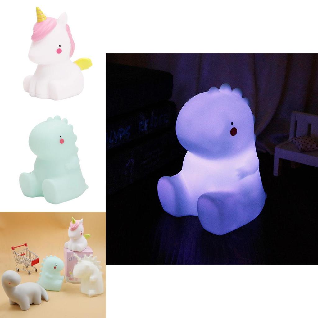 Entzückendes Cartoon Einhorn Nachtlicht LED Lampe für Baby Kinder Kinderzimmer