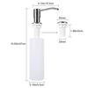 300ML Stainless Steel Soap Dispenser Kitchen Sink Hand Dish Soap Pump Bottle New