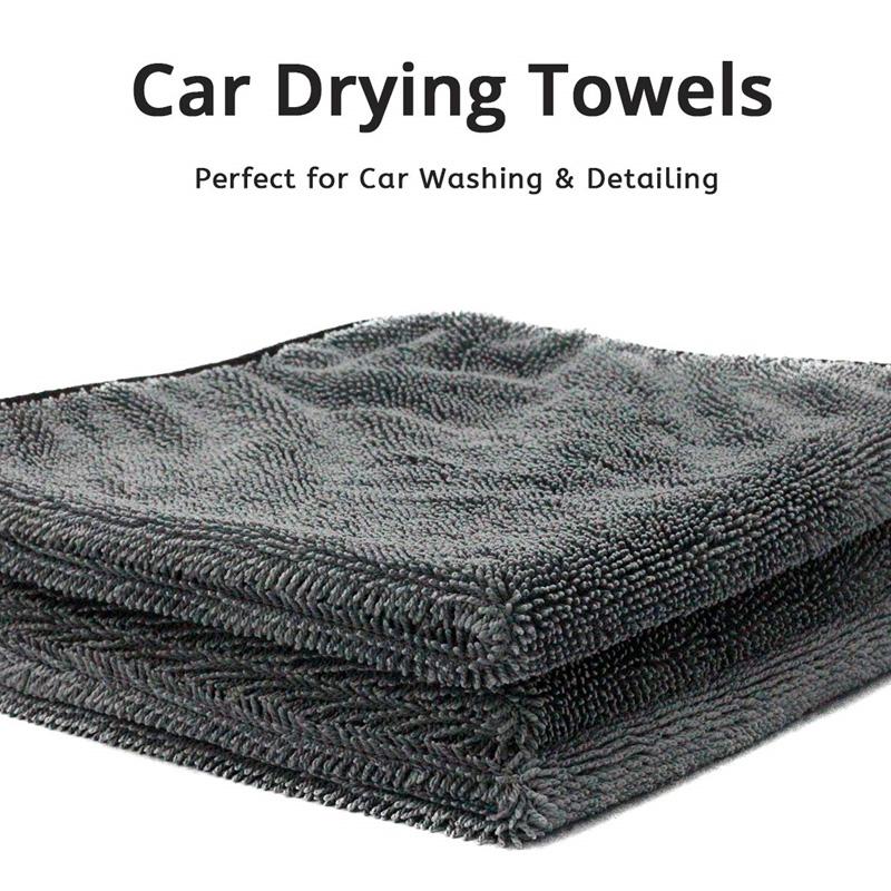 Cleaning Drying Cloth Towels for Cars Washing Polishing Waxing Detailing Towels Microfiber Twist Car Wash Towel Professional Car