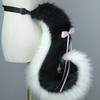 Animal Cosplays Costume Fauxs Furs Dog Cats Foxes Wolf Furry Tail Dog Ear Headbands Halloween Party Costume Accessories