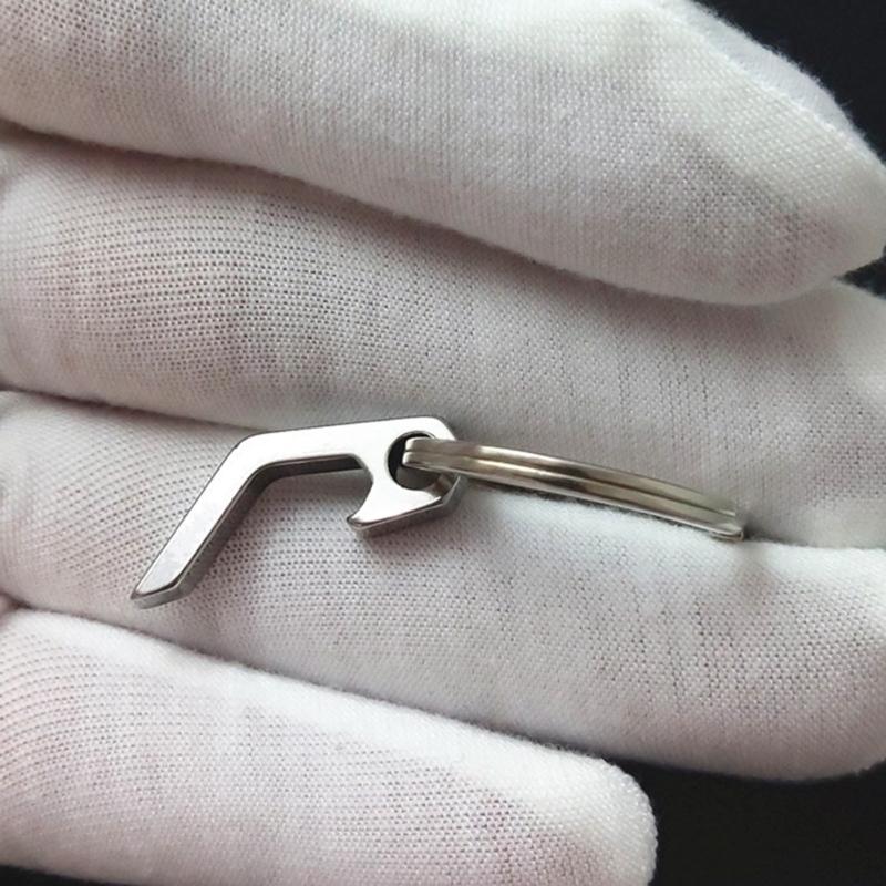 Bottle Opener with Keychain, Stainless Beer Opener Portable Mini Opener Pendant Pocket Keyring Bottle Opener Funny Gifts