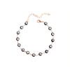New Accessories, Bohemian Color Vintage Devil's Eye Necklace Bracelet Ankle Set