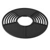 Grt Cast Iron   Grill, 42cm Non Stick Coated Round Cooking Grill for Outdoor Party Gathering Grills