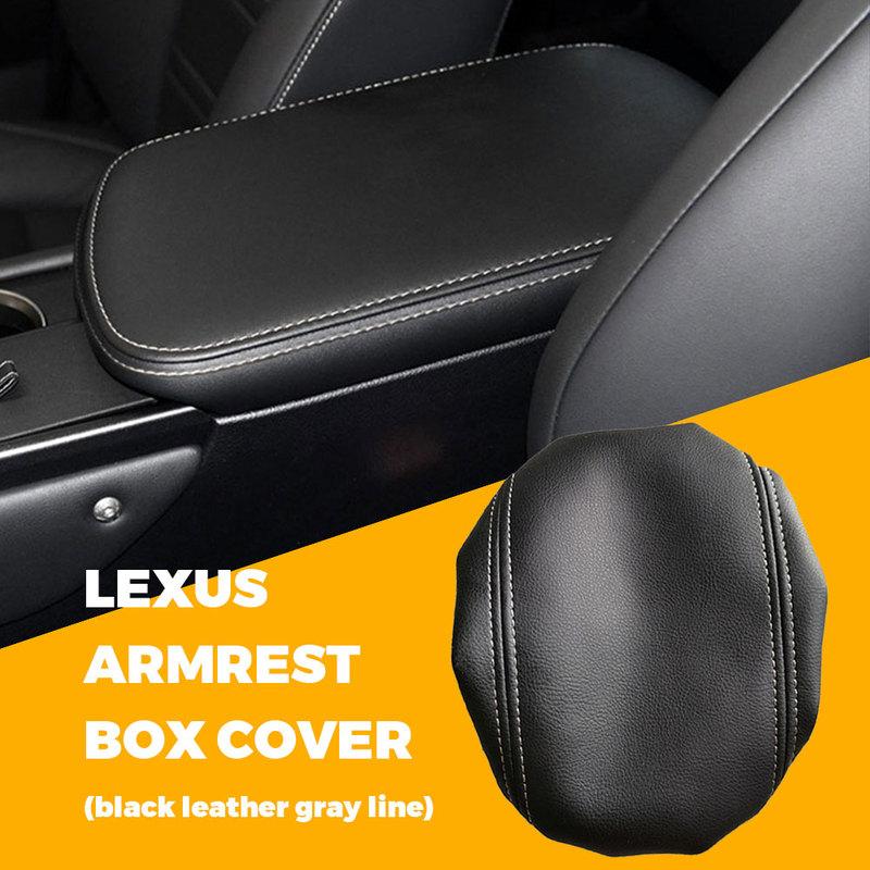 Leather Car Armrest Latch Lid Center Console Cover Decoration Protector Cap For Lexus NX200 200t NX300h 2015- Car Accessorie