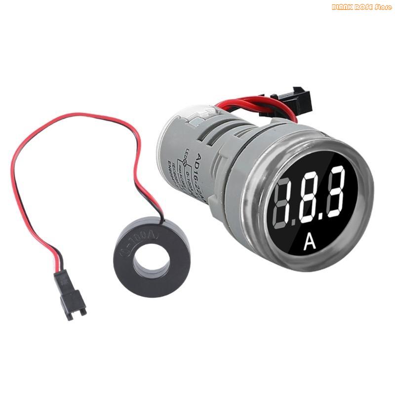 K1AE Round LED Display Current Ampermeter Voltmeter Ammeter Digital Current