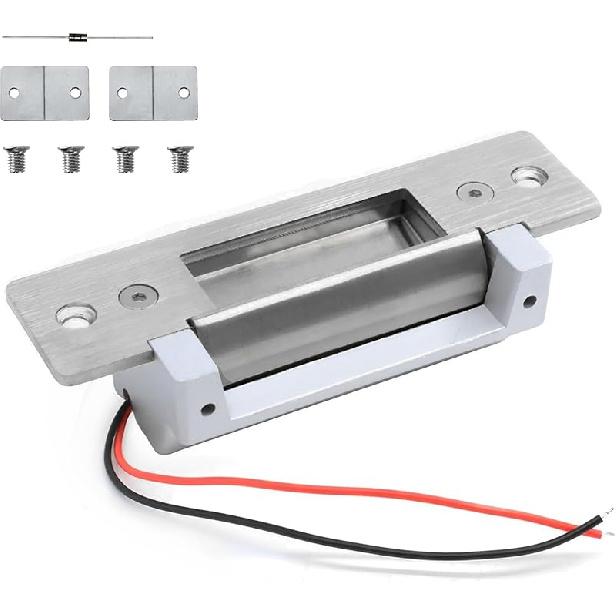 2025 Upgraded ANSI Standard Heavy Duty Electric Door Strike Lock for Door Access Control System Fail-Secure Fail-Safe Adjustable Access Control