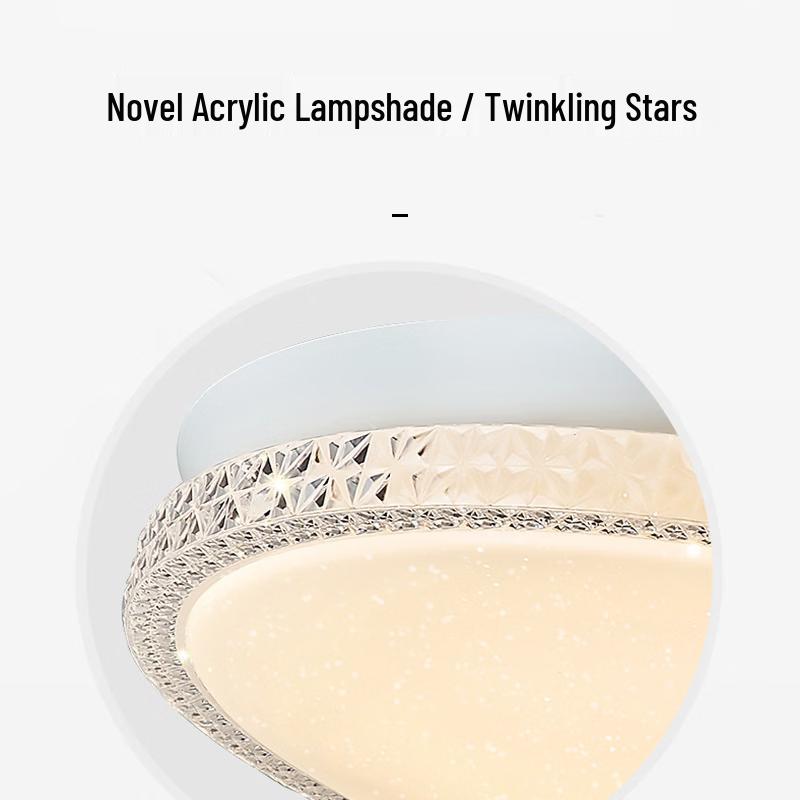 Oeny 48-inch Invisible Ceiling Fan with Full-Spectrum Light