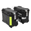 Motorcycle Side Case Aluminum Alloy 28L with Safety Lock Shockproof Side Saddlebag Box for Helmet Luggage