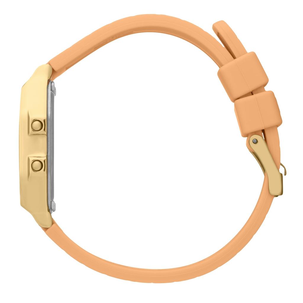Authorized Dealer Ice Watch Digital Wristwatch for Women 022057 Ice Digit Peach Skin Small [Ice watch]