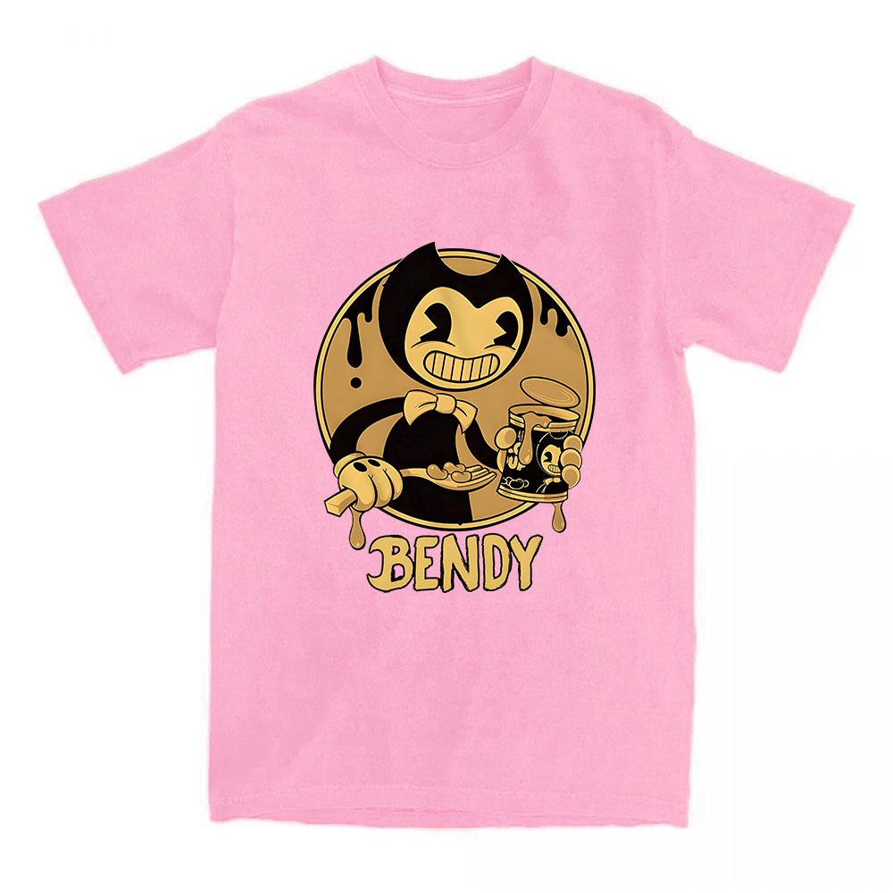 

Гра Bendy and The Ink Machine Друковані Футболки Повсякденні Вільні Футболки з Круглим Коміром Streetwear Графічний Одяг S
