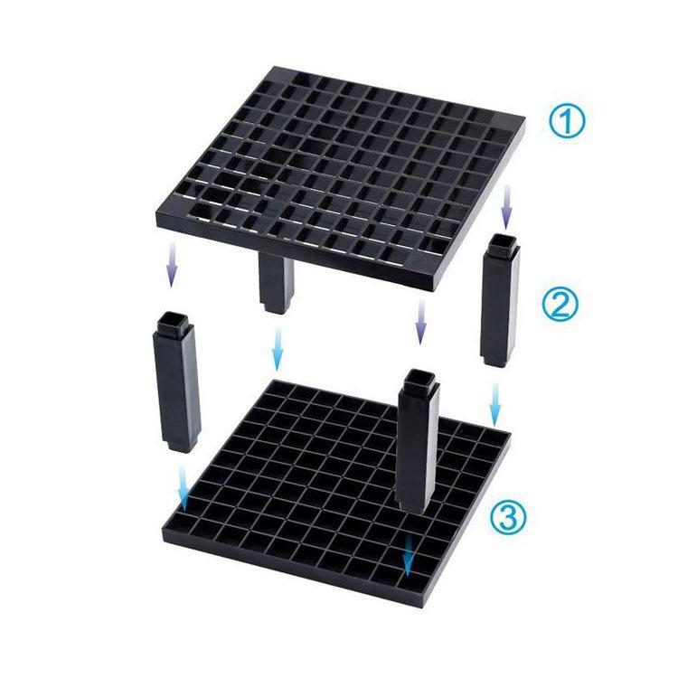 Suport pentru stilou multifuncțional Acuarelă Pictură în ulei Inserție Suport pentru stilou Suport detașabil cu grilă de 96 de pix Pătrat Penie de vopsea Cutie de depozitare pentru creion de culoare
