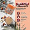 Raw Batana Oil for Hair Growth - 100% Pure, Organic Batana from Honduras for Thick and Strong Natural Hair - Scalp Mask for Men & Wome