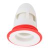 Deodorant Floor Drain Core AntiBlocking Drainage Sewer Strainer for Bathroom Kitchen(White Red )