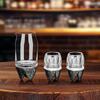 Baijiu Cup Household Creative Spirits Cup Transparent Glass One Mug Small Wine Glass One or Two Glasses Wine Dispenser