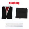 Anime Bleach Kurosaki Ichigo Cosplay Costume Samurai Black Cloak Robe Kimono Pants Sets Halloween Christmas Party Clothes