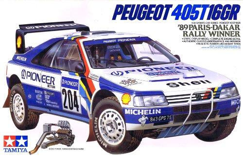 Tamiya 1/24 Peugeot 405 T16GR 1989 Paris-Dakar Rally Winning Car