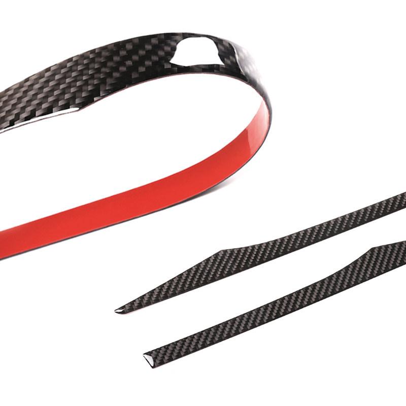 For Honda Civic 10th Gen 2016 2017 2018  Car Carbon Fiber Exterior Door Handle Pulll Cover Trim