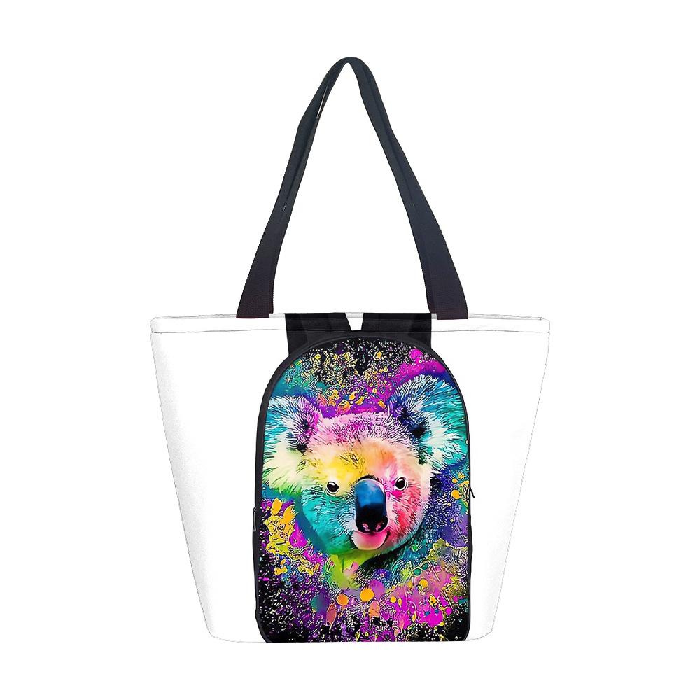 Women's Handbag No Theme Girl Shoulder Bag Printed Canvas Bag Fashion Trend Large Capacity Tote Bag